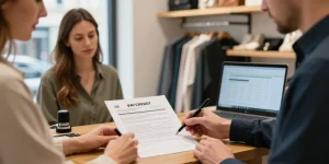 depot vente chez un commercant