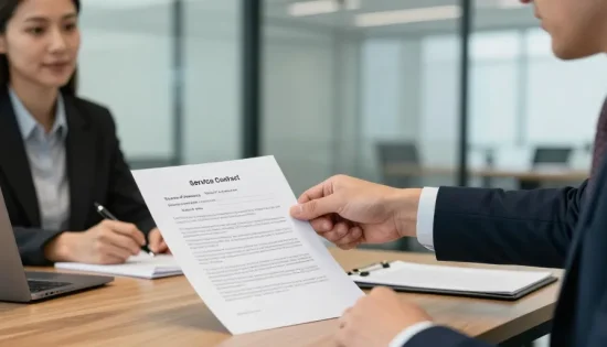 contrat prestation de services