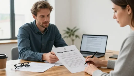 modèle contrat de prestation de service auto-entrepreneur pdf